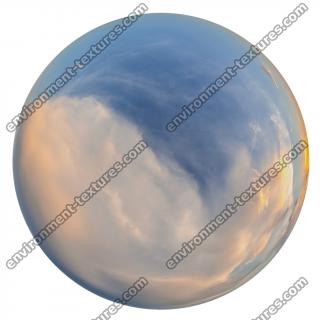 HDRi Skydome of Sunset Sky 12K